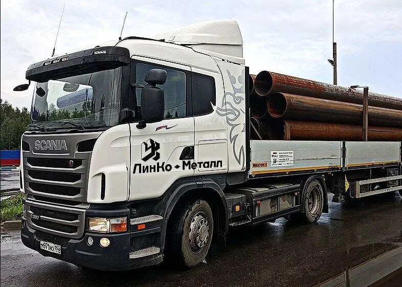 Доставка металлопроката — собственный автопарк ЛинКо-Металл