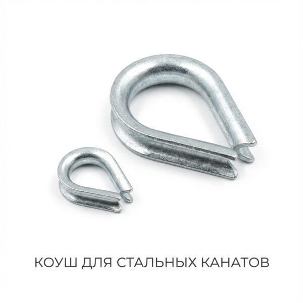 Коуш для стальных канатов