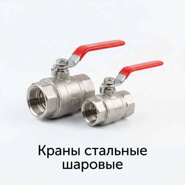 Краны стальные шаровые