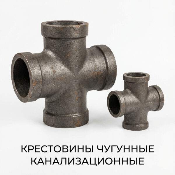 Крестовины чугунные канализационные