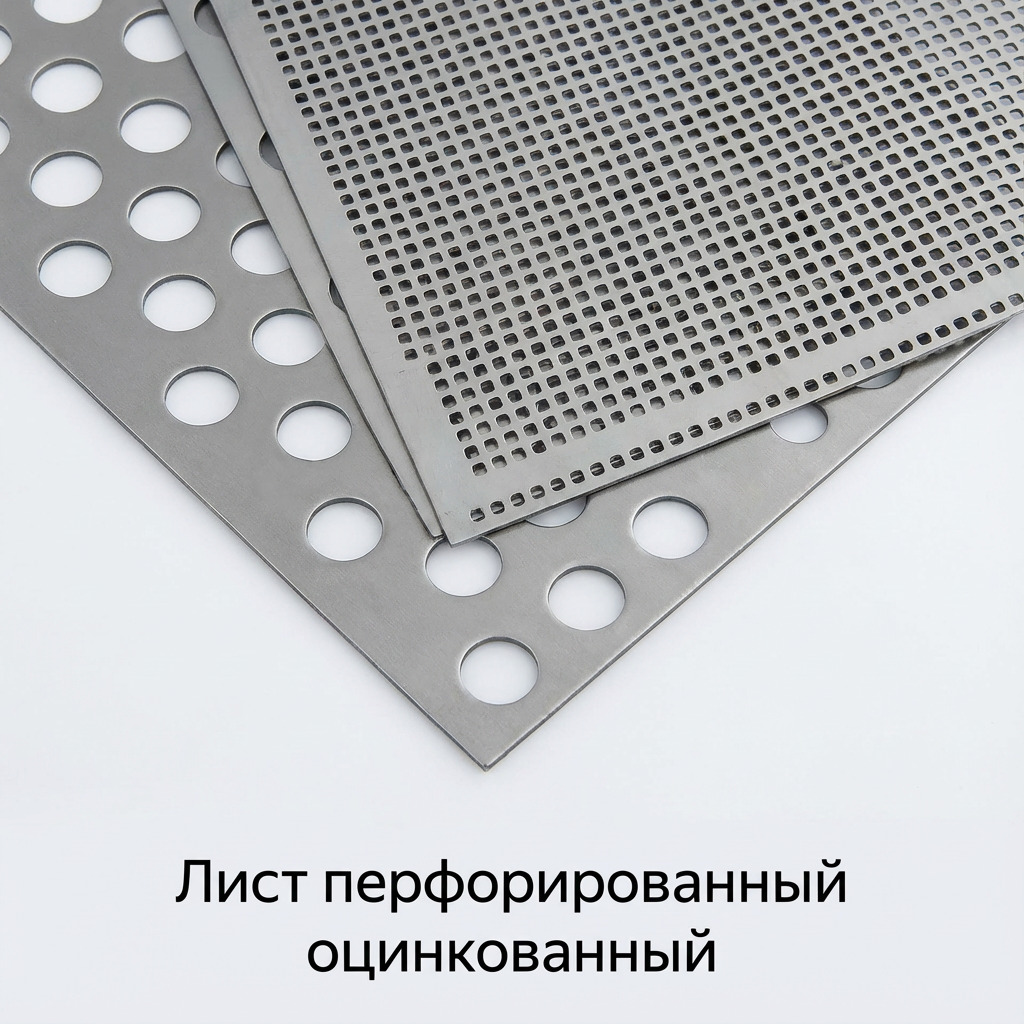Лист перфорированный оцинкованный