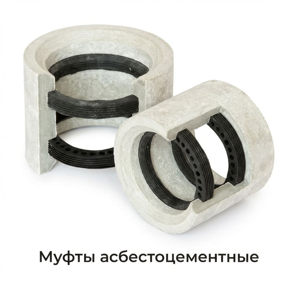 Муфты асбестоцементные