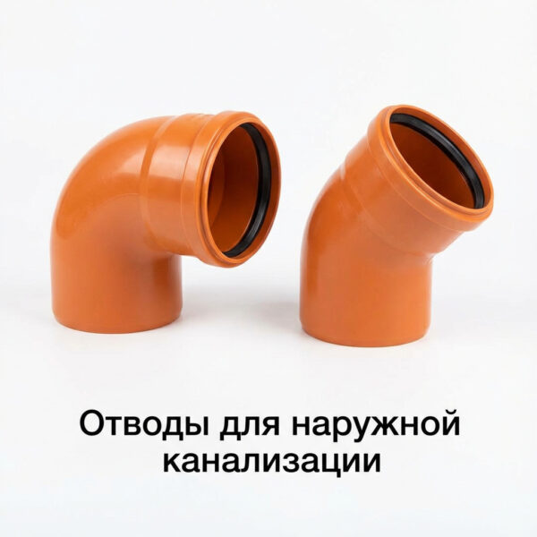 Отводы для наружной канализации
