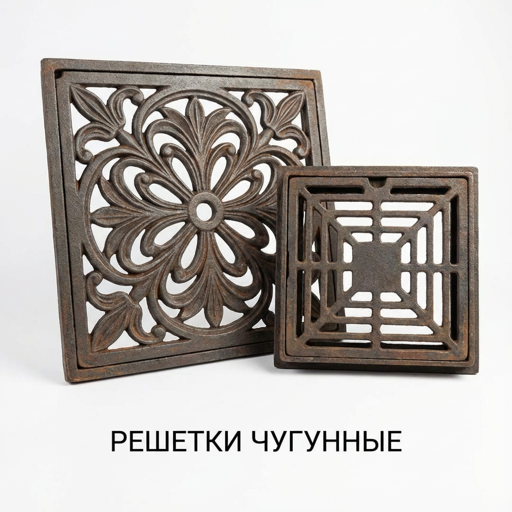 Решетки чугунные