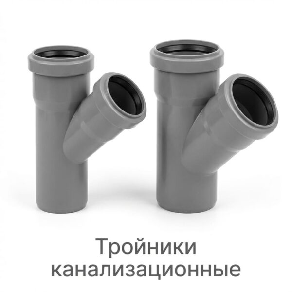 Тройники канализационные