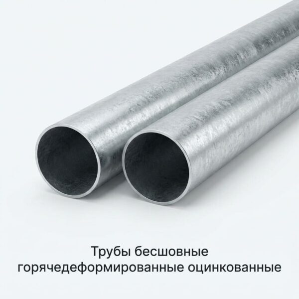 Трубы бесшовные г/д оцинкованные