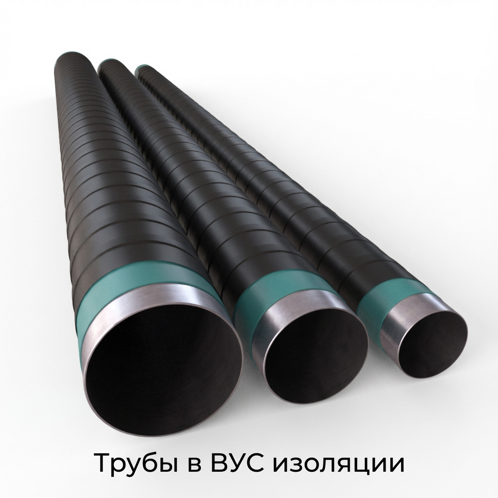 Трубы в ВУС изоляции