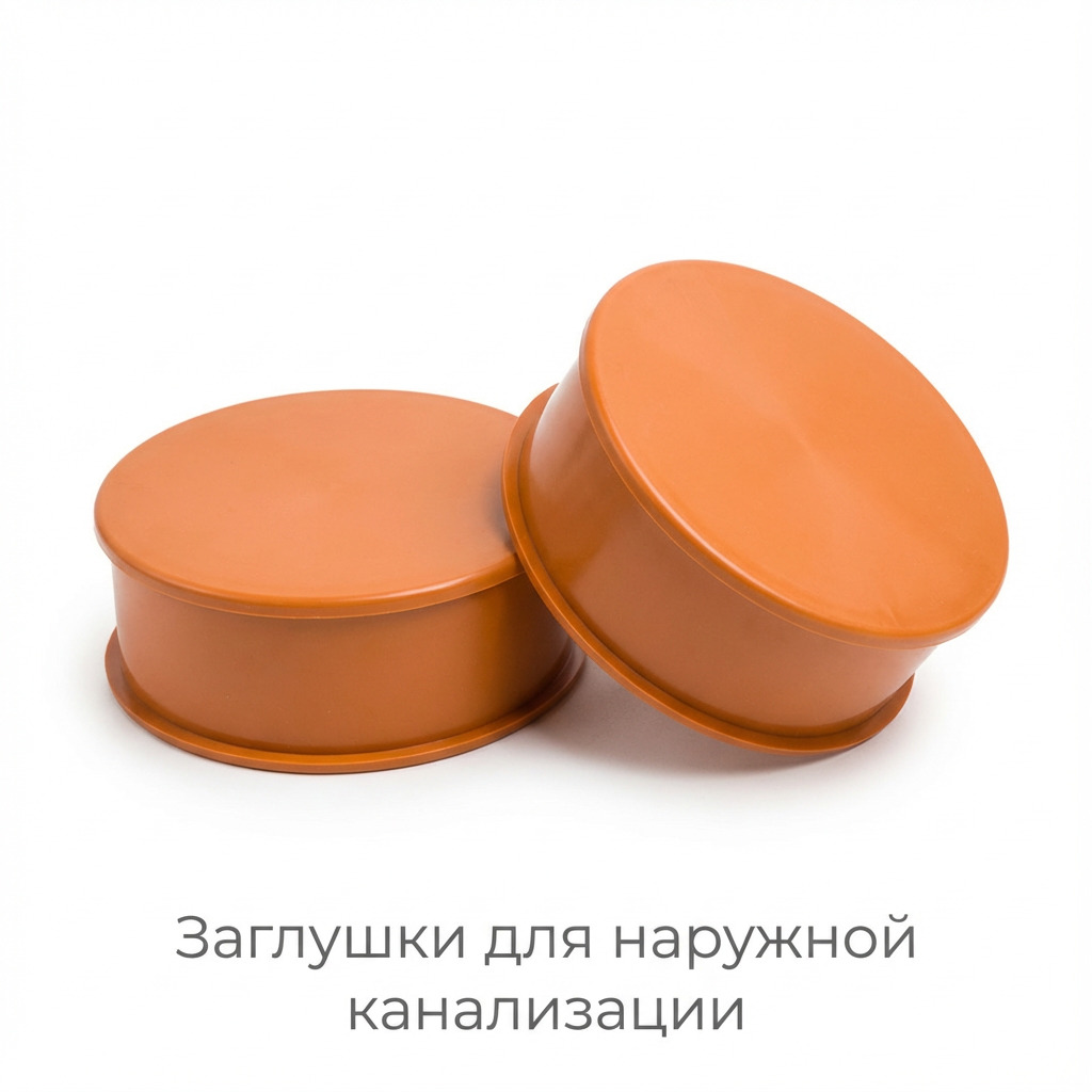 Заглушки для наружной канализации