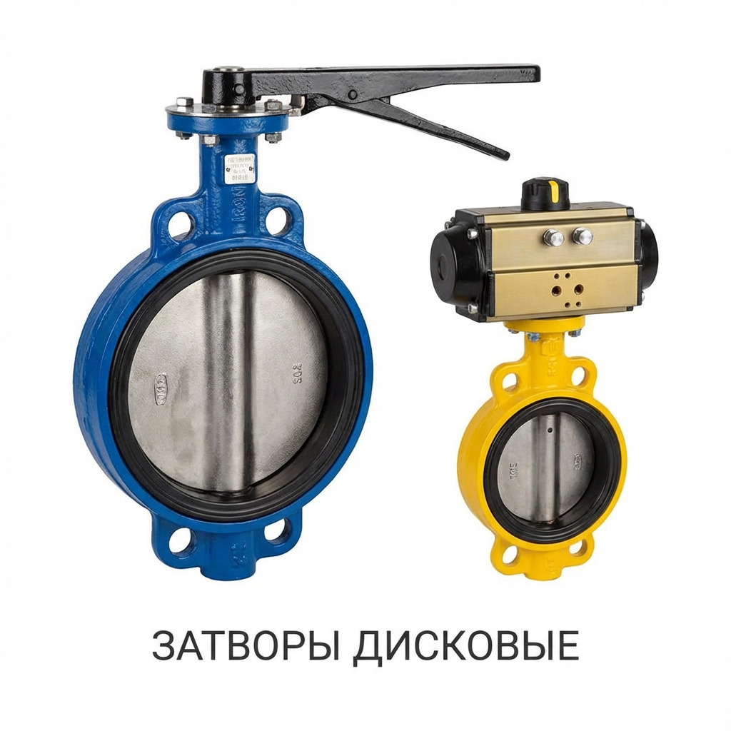 Затворы дисковые